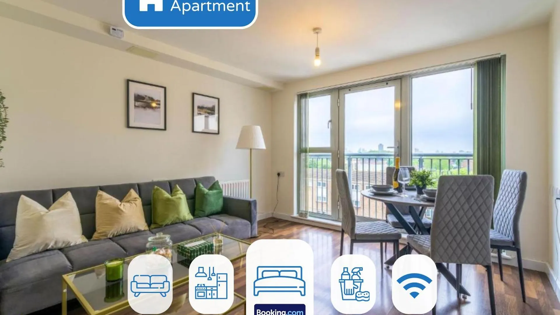 Warm 2-Bed Flat By Livestay Short Lets & Serviced Accommodation London location